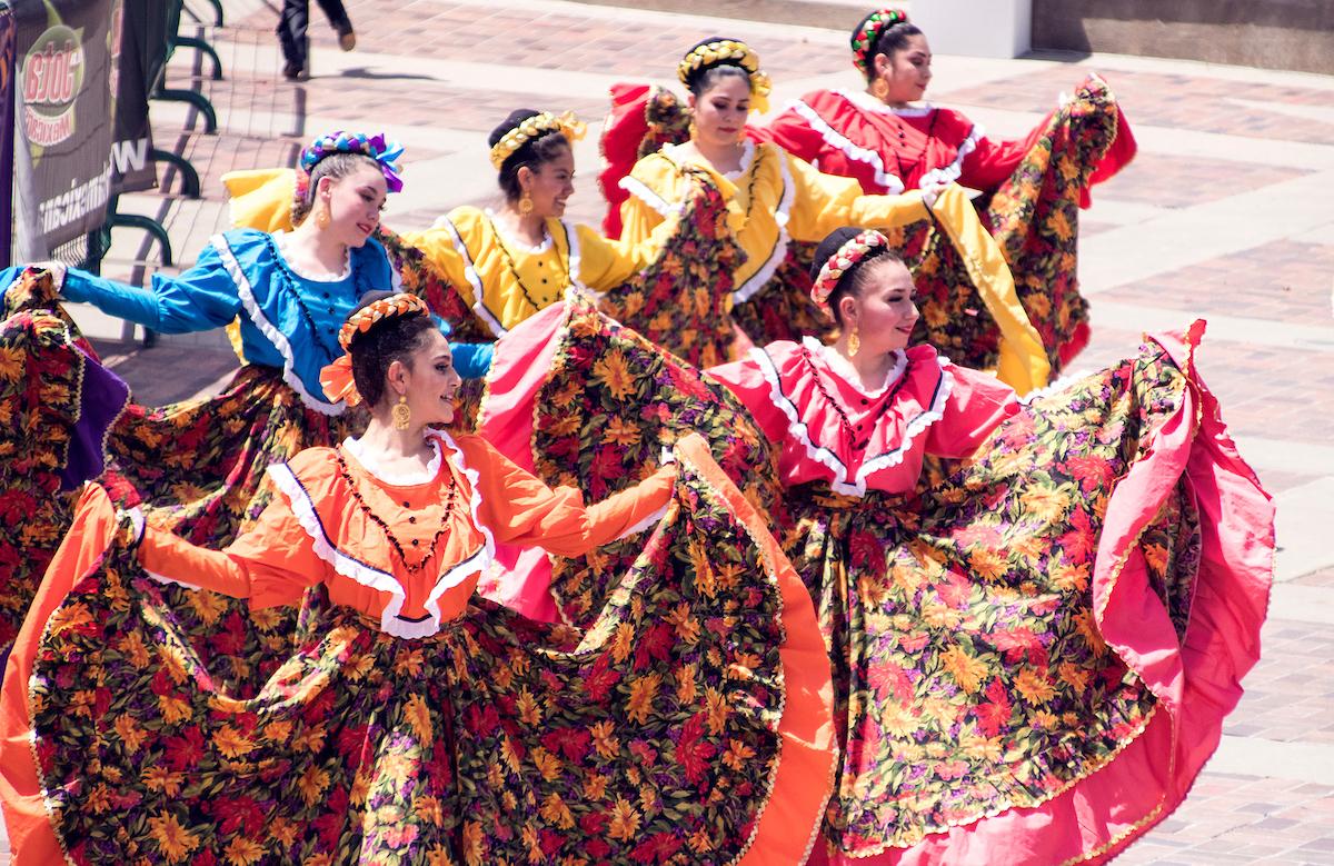 Celebrating Cinco de Mayo in Downtown Denver.